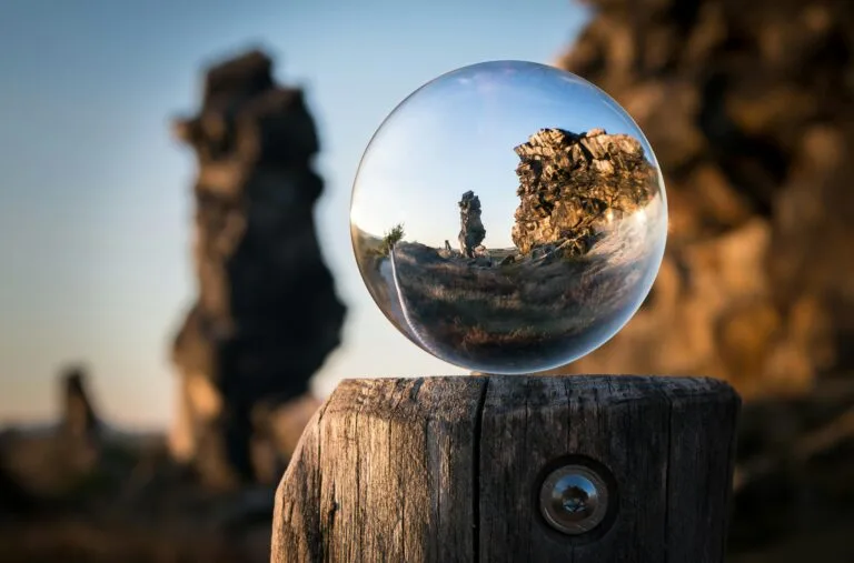 world-view through a lens